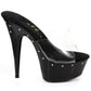 609-HARMONY Ellie Shoes 6" Heel W/ Rhinestones On Platform. COMPETITIO EXTENDED S 6 INCH HEEL