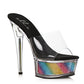 609-SPRING 6" Stiletto Sandal With Rhinestone In Platform