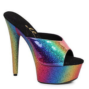 609-TRICKS 6" Mule With Rainbow Platform