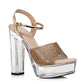 675-LARISSA 6"Chunky Rhinestone Sandal