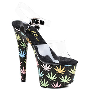 709-CHRONIC 7" Pointed Stiletto Sandal.