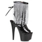 709-DAZZLE Ellie Shoes 7" Platform Heel W/Fringe Light Up. 7 INCH HEEL SALES 7 &