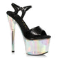 709-ZABRINA Ellie Shoes 7" Pointed Stiletto Sandal with Rainbow Tinted Platform 7 INCH HEEL