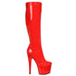 709-ZEMMA 7" Stiletto Stretch Knee High Boot W/Zipper.