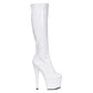 709-ZEMMA 7" Stiletto Stretch Knee High Boot W/Zipper.