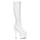 709-ZEMMA Ellie Shoes 7" Stiletto Stretch Knee High Boot W/Zipper. 7 INCH HEEL KNEE HIGH