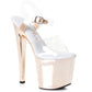 821-BRIA Ellie Shoes 8" Stiletto W Rose Gold Platform EXTENDED S 8 INCH HEEL SALES 7 &