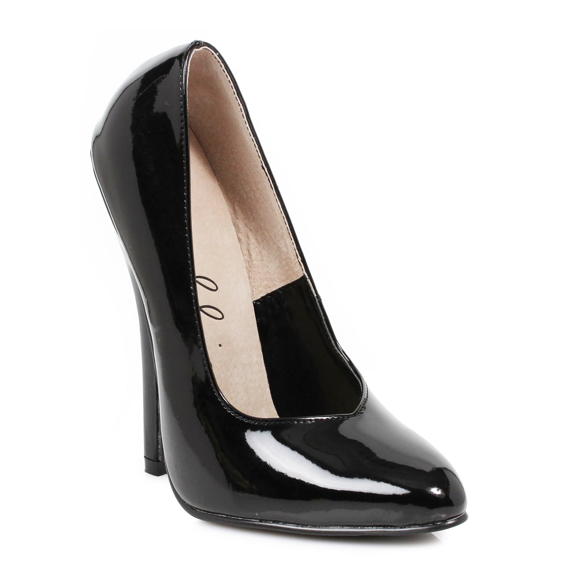 8260 Ellie Shoes 6" Heel Fetish Pump. EXTENDED S 6 INCH HEEL PUMPS