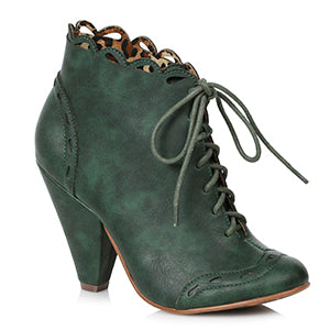 BP403-EDDIE 4" Retro Bootie With Laces