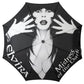 Skull Handle Elvira Classic Logo Umbrella Kreepsville Halloween Hip Crypt Parasol Accessories Horror Movie Macabre 