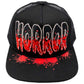 Horror Text Logo Trucker Hat