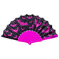 Bats Scallop Fan Pink Accessories Goth Hip Crypt Kreepsville