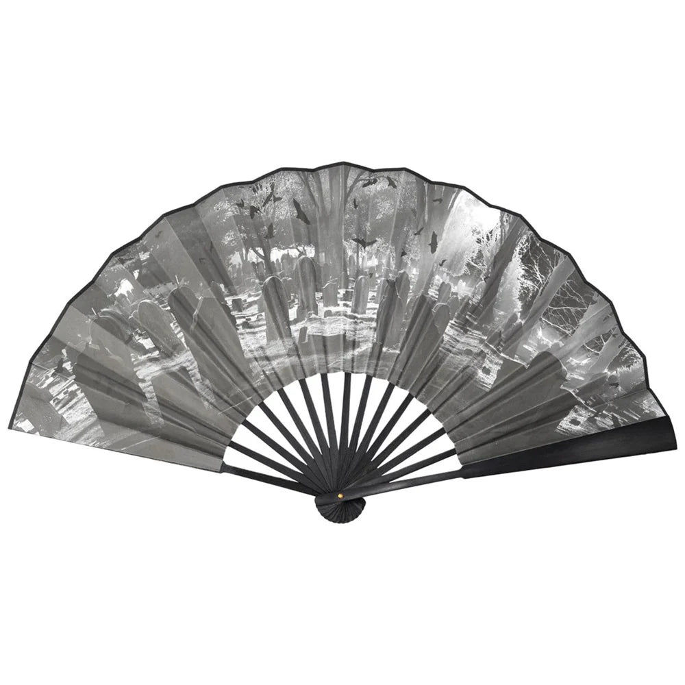 Goth Thing Double Sided XL Fan Accessories  Hip Crypt Kreepsville Goth Halloween 