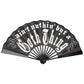 Goth Thing Double Sided XL Fan Accessories  Hip Crypt Kreepsville Goth Halloween 