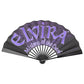 Elivra Laid Bare Doibke Sided XL Fan Accessories  Hip Crypt Kreepsville Goth Halloween 