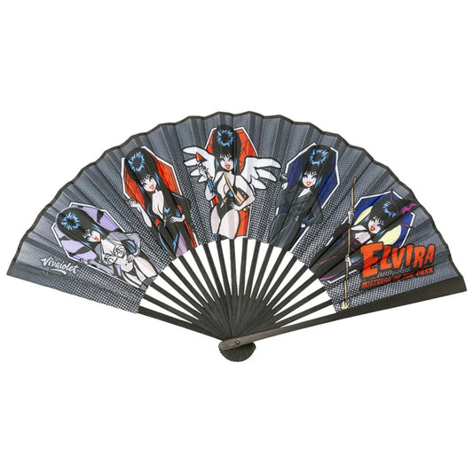 Elivra Comic Fabric Fan Accessories  Hip Crypt Kreepsville Goth Halloween 