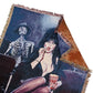 Elvira Popcorn Tapestry Throw Blanket