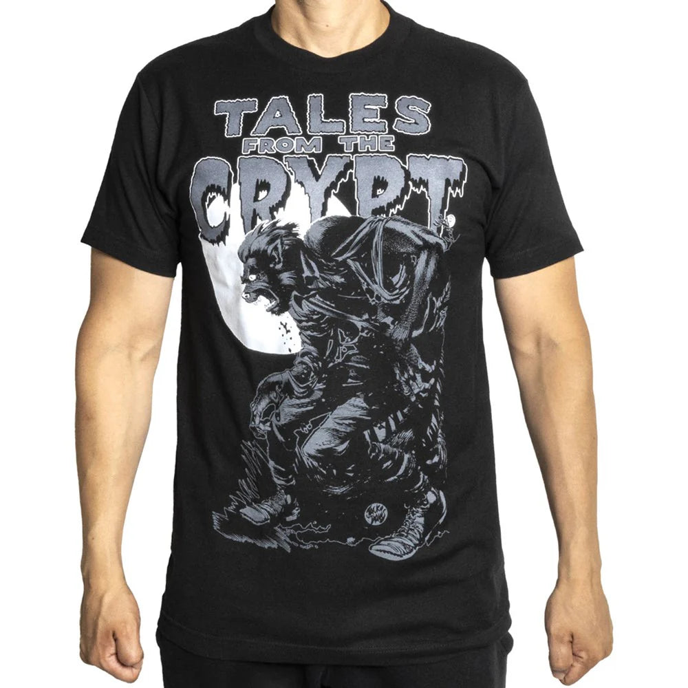 Tales From The Crypt Werewolf Moon T-shirt Horror Halloween Kreepsville Hip Crypt