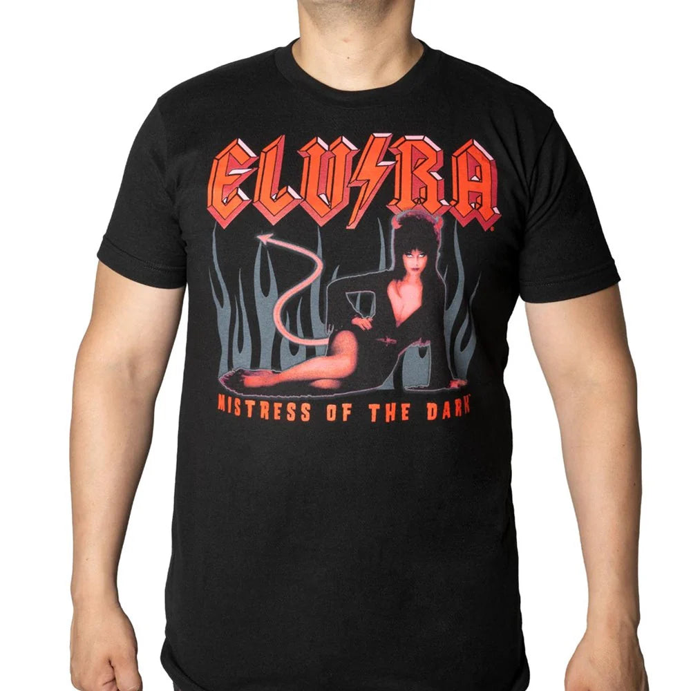 Elvira DCAC Mens T-Shirt Kreepsville Halloween Hip Crypt Movie Macabre Clothing