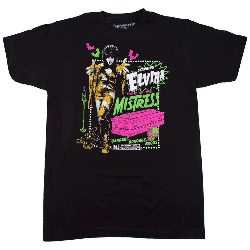 Elvira Mummy Curse Men's T-Shirt  Kreepsville Halloween Hip Crypt Movie Macabre Clothing