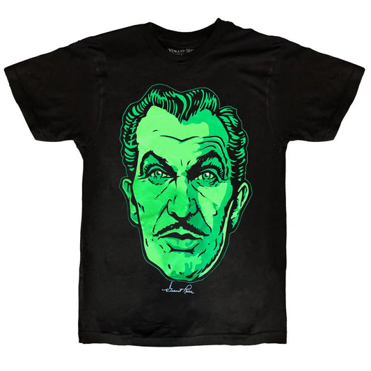 Vincent Price Classic Face Men's T-shirt Kreepsville Halloween Hip Crypt Horror Clothing  TV Movies