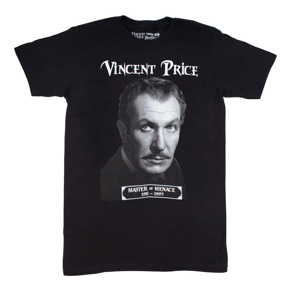 Vincent Price In Memoriam  Men's T-shirt Kreepsville Halloween Hip Crypt Horror Clothing  TV Movies