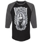 Vampira Gorey Frame Longsleeve Raglan Tee Men's T-shirt Kreepsville Halloween Hip Crypt Horror Plan 9 Movies Clothing