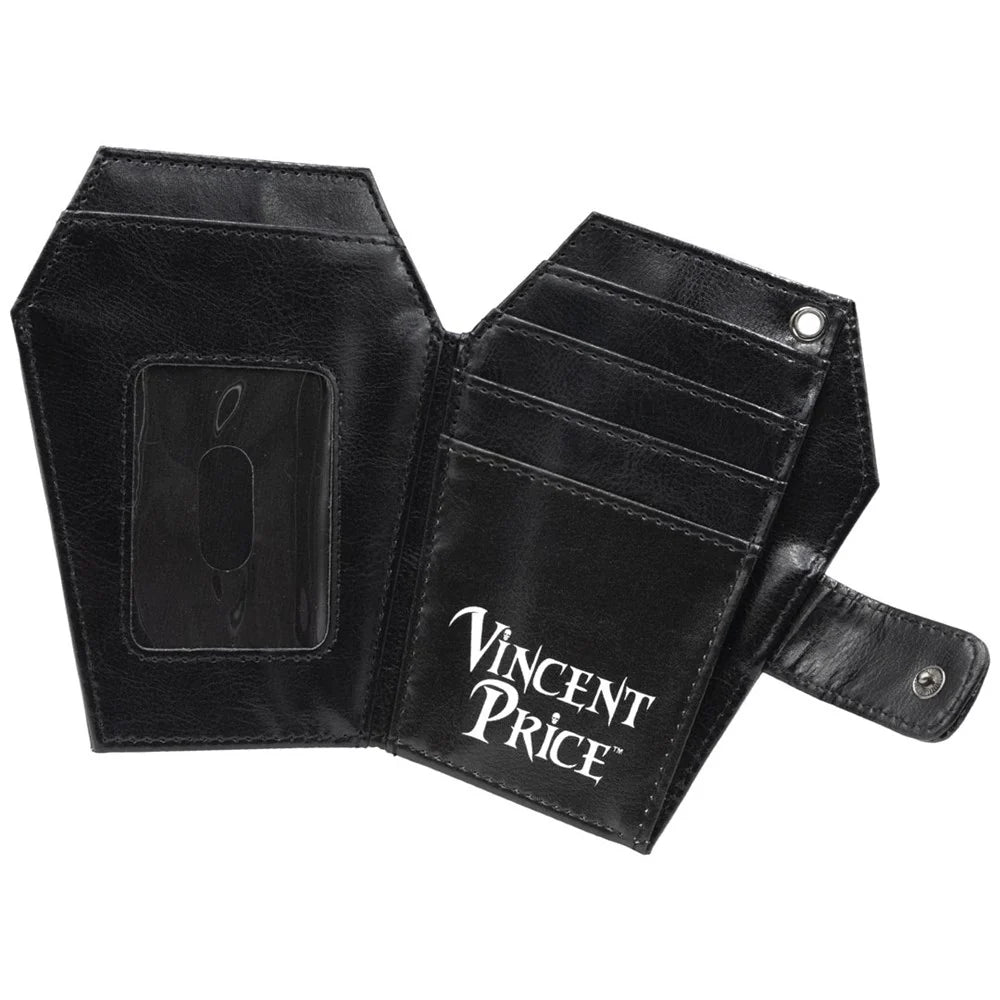 Vincent Price Coffin Wallet Nevermore Kreepsville Hip Crypt Edgar Allen Poe The Raven Movie Horror