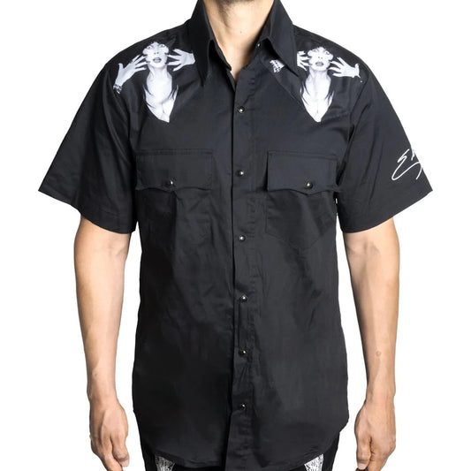 Elvira Classic Logo Western Shirt