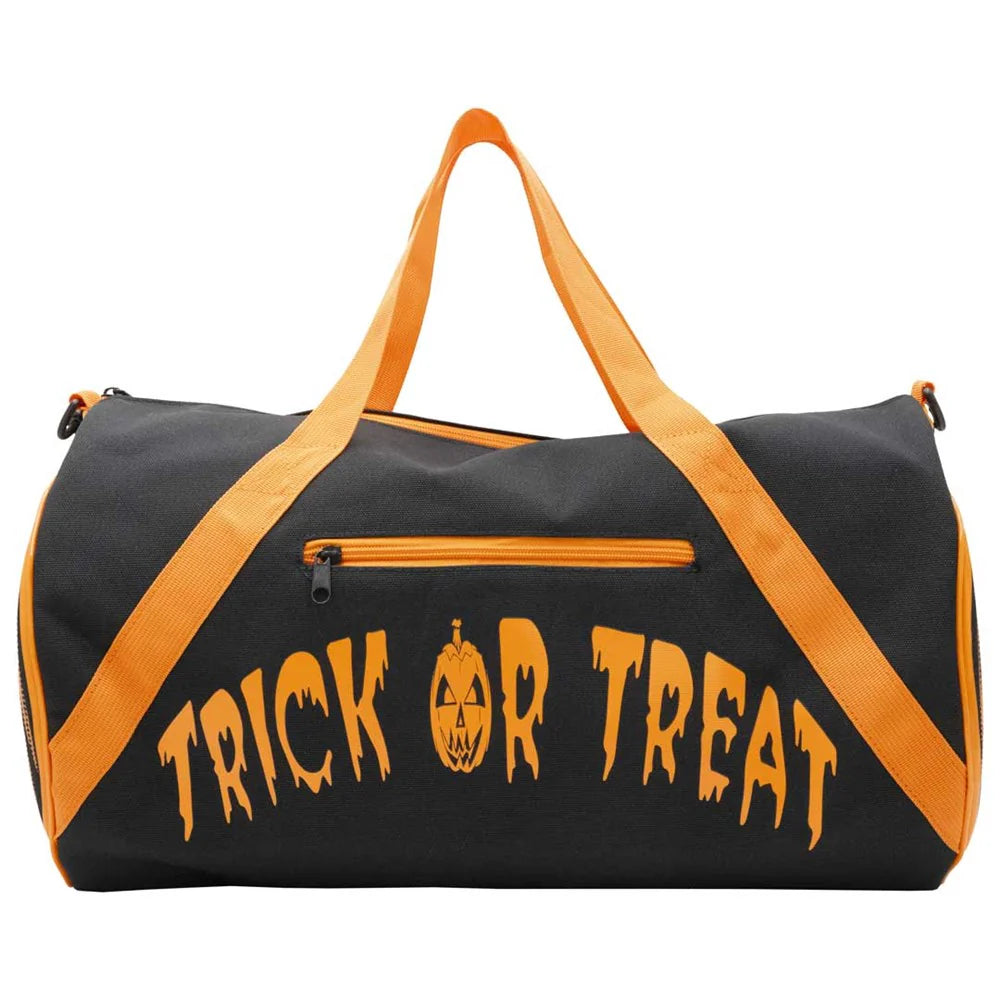 Pumpkin Trick Or Treat Barrel Bag