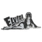 Elvira Laid Down Chrome Stick On Emblem Car Accessories Decor Horror Mistress of the Dark Movie Macabre Hip Crypt Kreepsville 