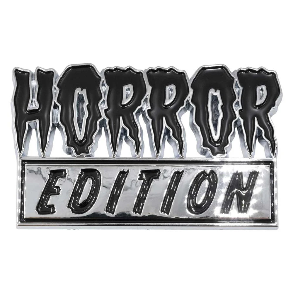 Horror Edition Chrome Stick On Emblem