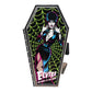 Elvira Neon Web Coffin Compact Hip Crypt Kreepsville Horror Halloween Makeup 