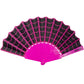 Spiderweb Scallop Fan Pink Accessories Goth Hip Crypt Kreepsville Halloween Spooky Season