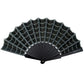 Spiderweb Scallop Fan Black Accessories Goth Hip Crypt Kreepsville Halloween Spooky Season